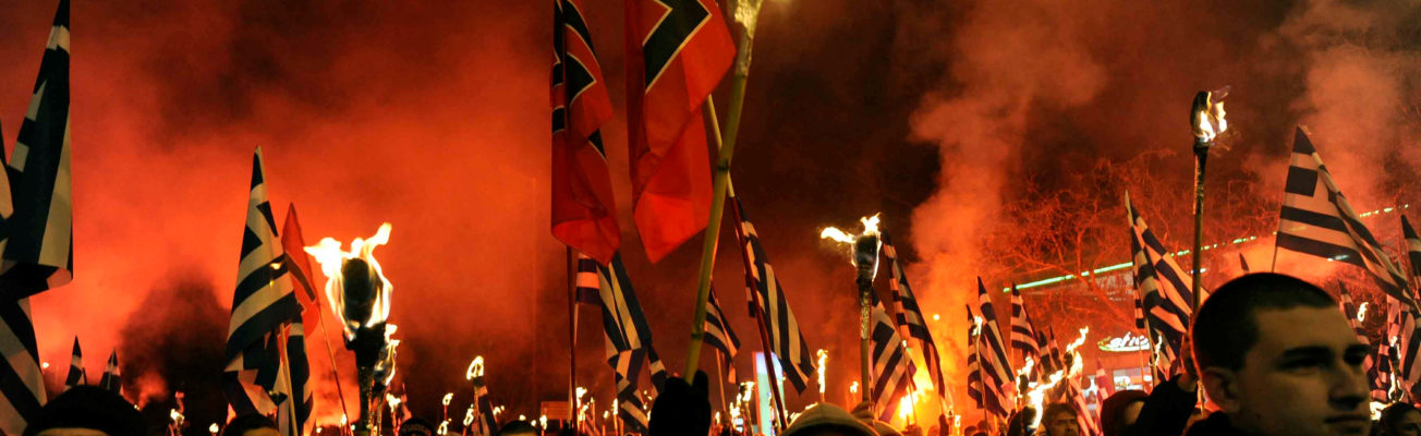 A rally of Golden Dawn supporters.