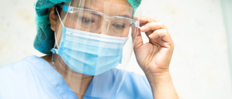 Doctor wearing PPE