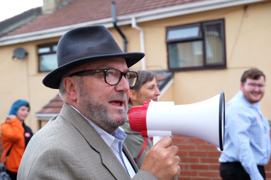 George Galloway in Batley and Spen.