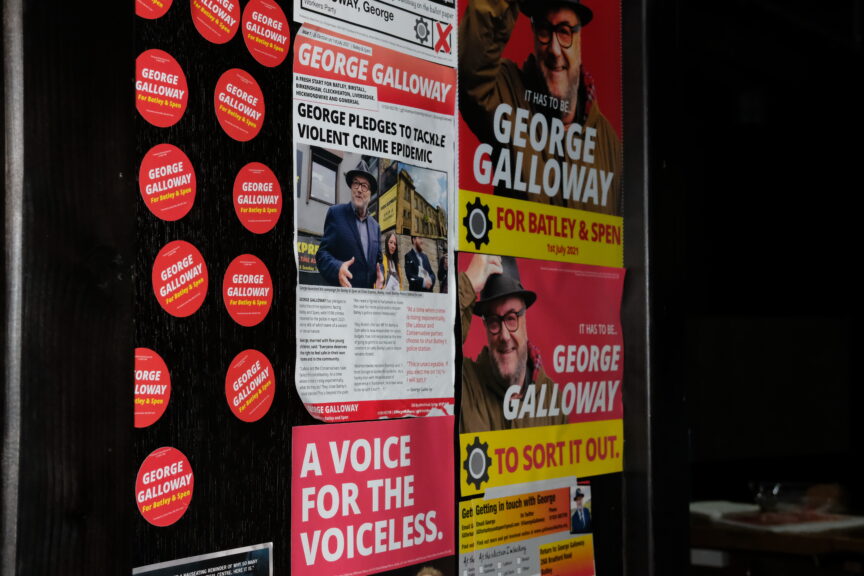 A Galloway poster about tackling crime