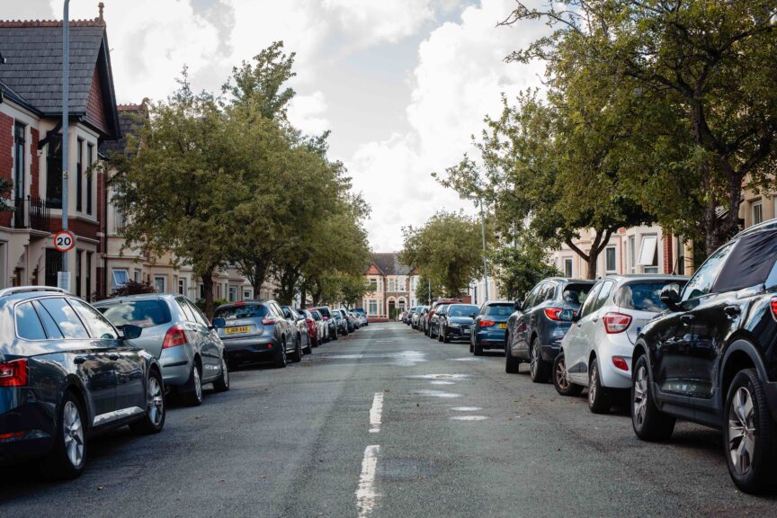 A street in Penylan, Cardiff