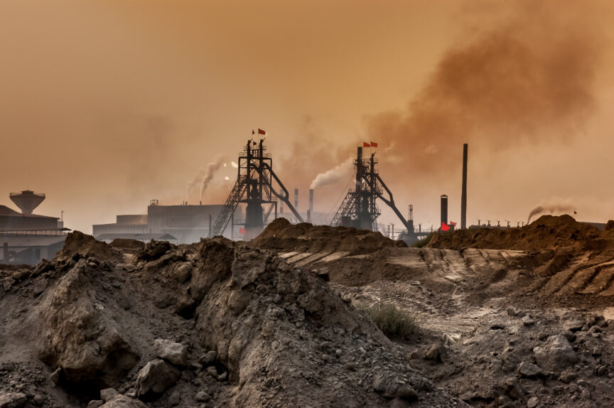  Pollution in Batou, China