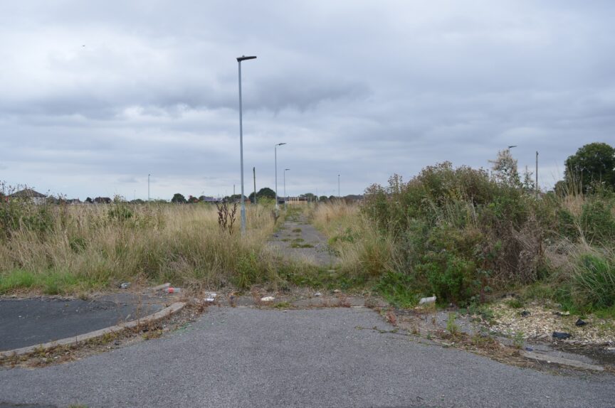 A demolished section of the Preston Road estate, east Hull.