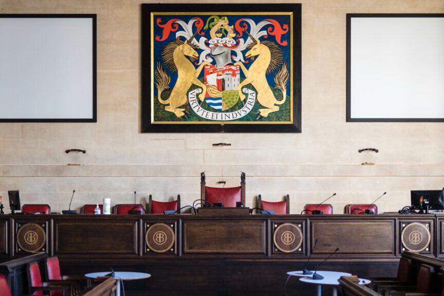 Bristol city hall council chambers