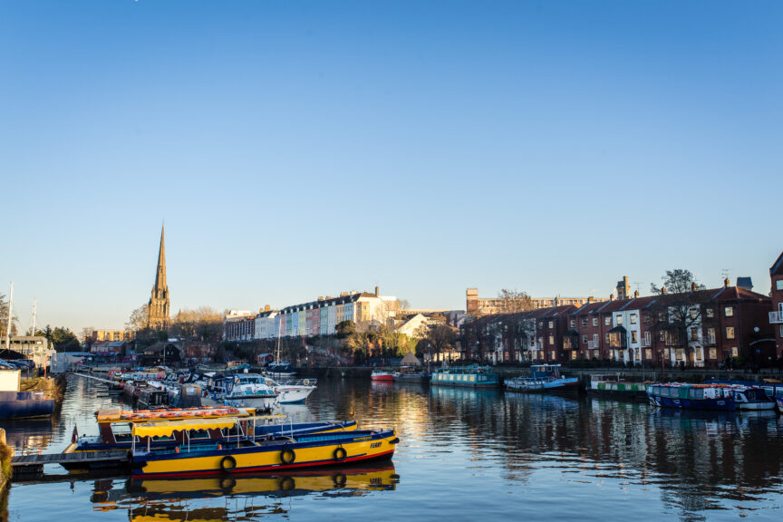 Bristol harbour.