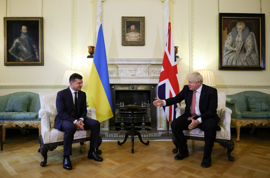 Boris johnson reaches out to president Zelensky