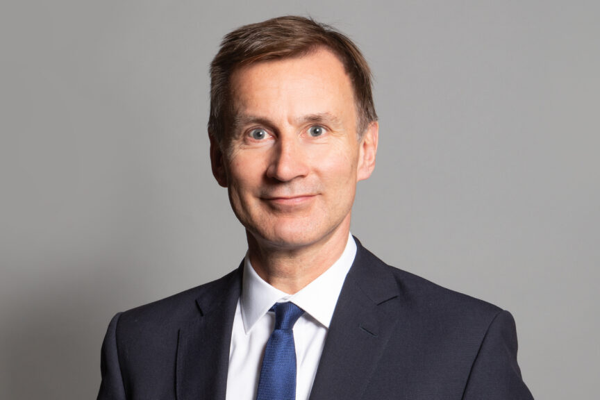 An official portrait of Jeremy Hunt MP.