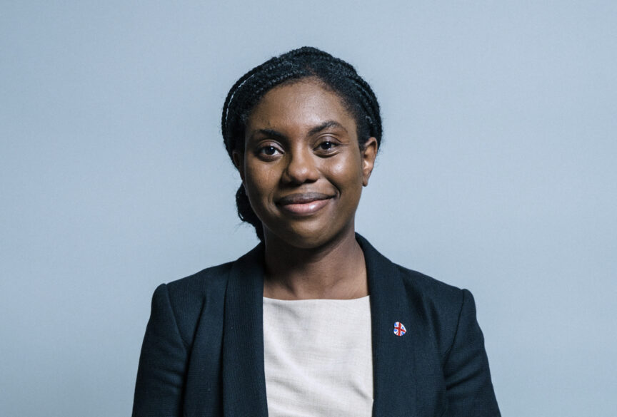 An official portrait of Kemi Badenoch.