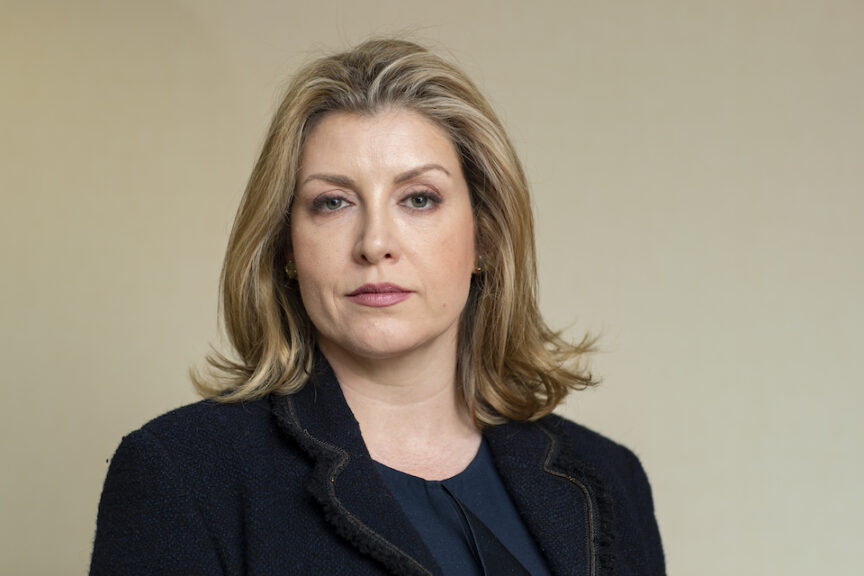 An official portrait of Penny Mordaunt MP.