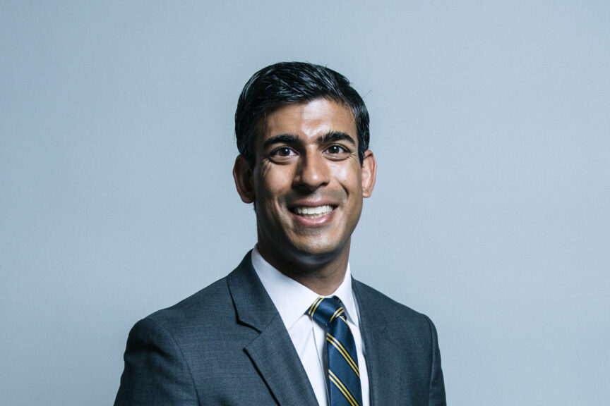 Official portrait of Rishi Sunak MP.