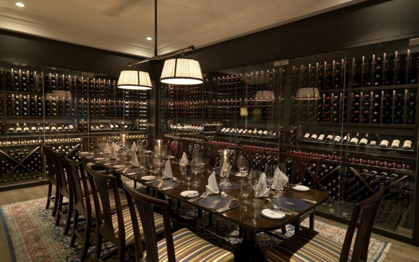 The wine room at the Carlton Club. Photo: The Carlton Club