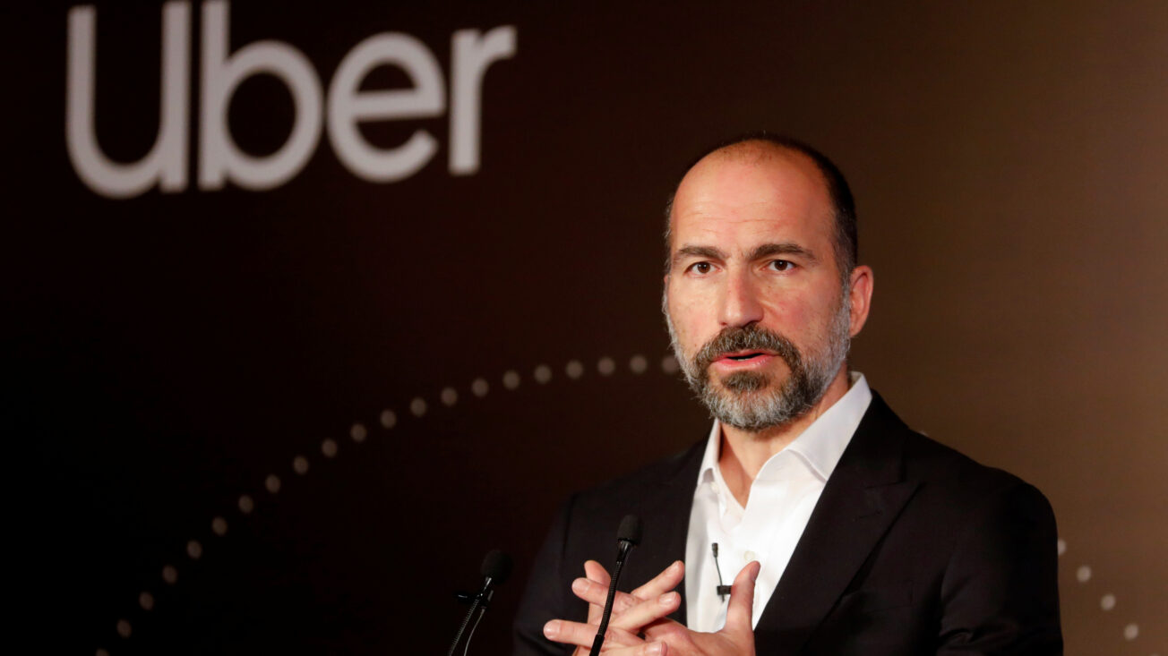 Uber CEO Dara Khosrowshahi. REUTERS/Anushree Fadnavis