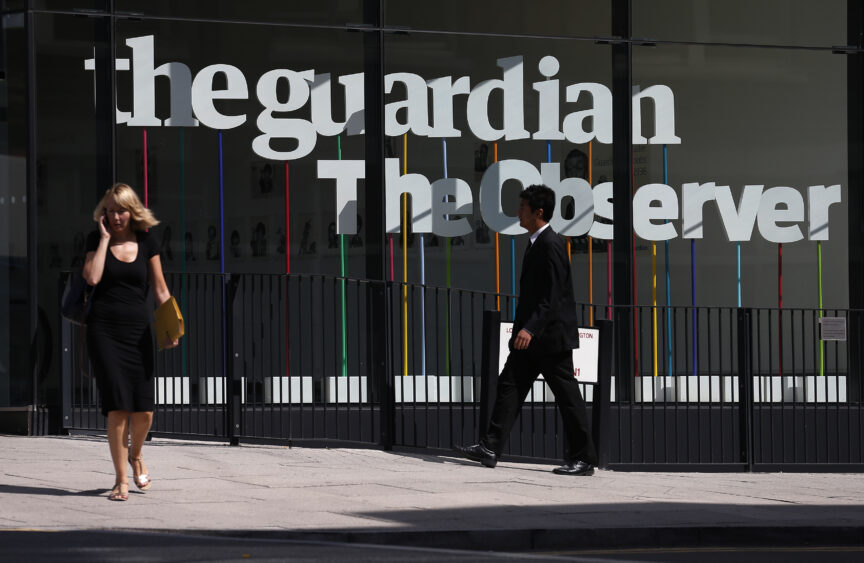 The Guardian's headquarters in London. Suzanne Plunkett/Reuters
