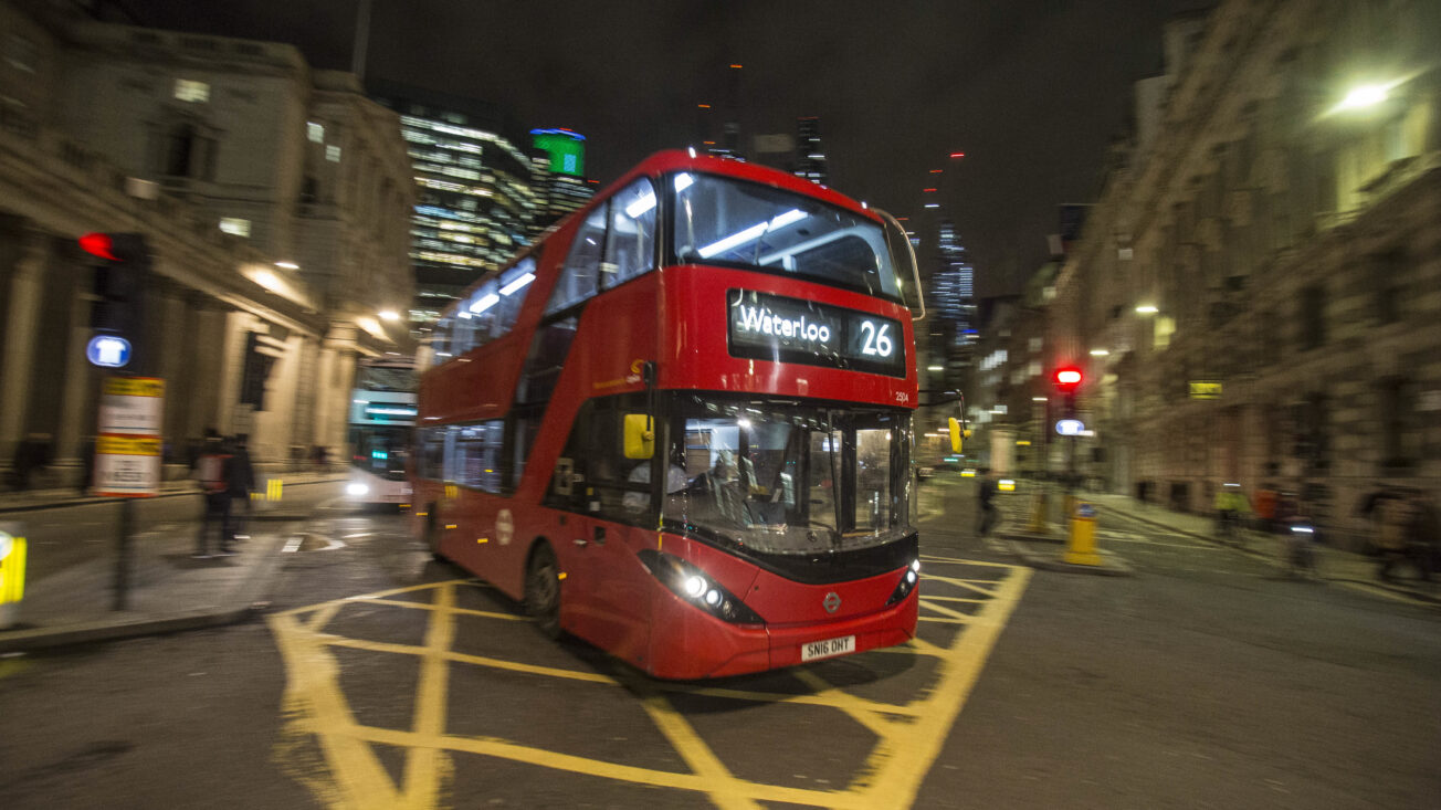 A London bus. Nicolas Economou via Reuters Connect