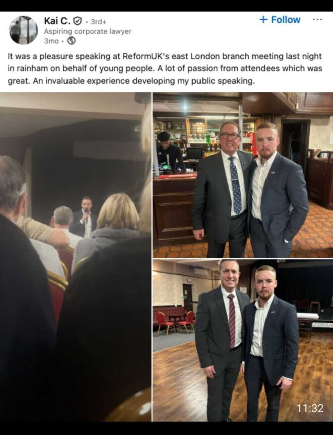 Screenshot of a post by Kai Cunningham on LinkedIn