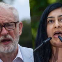 Jeremy Corbyn and Zarah Sultana