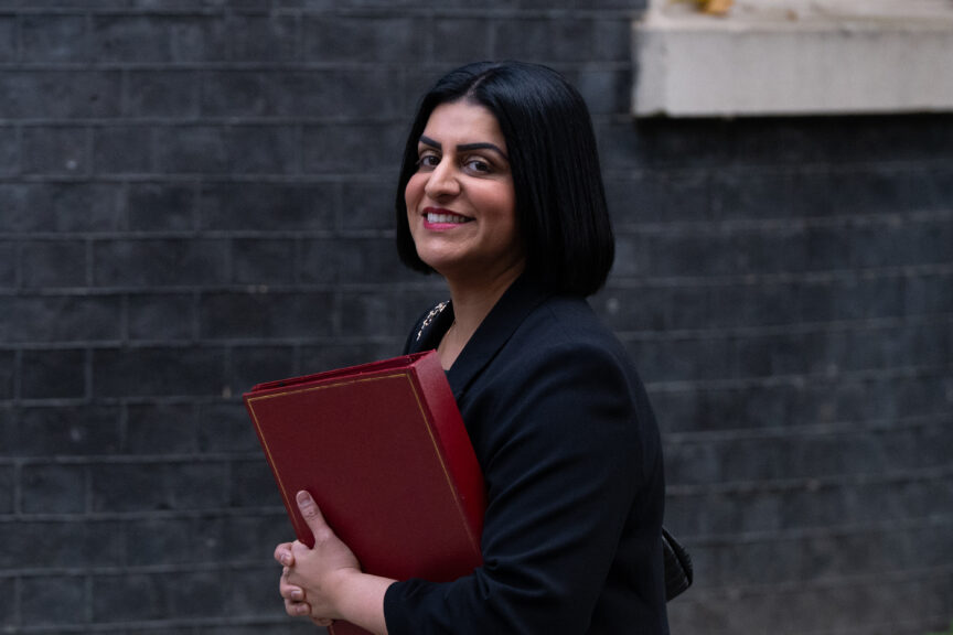 Shabana Mahmood arrives at Downing Street for a weekly cabinet meeting, 4 November 2025, London. Thomas Krych/ZUMA Press Wire