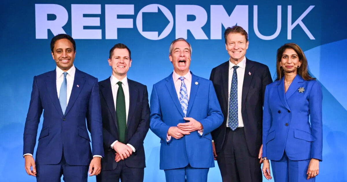 Farage Announces Reform’s New Tory Cabinet