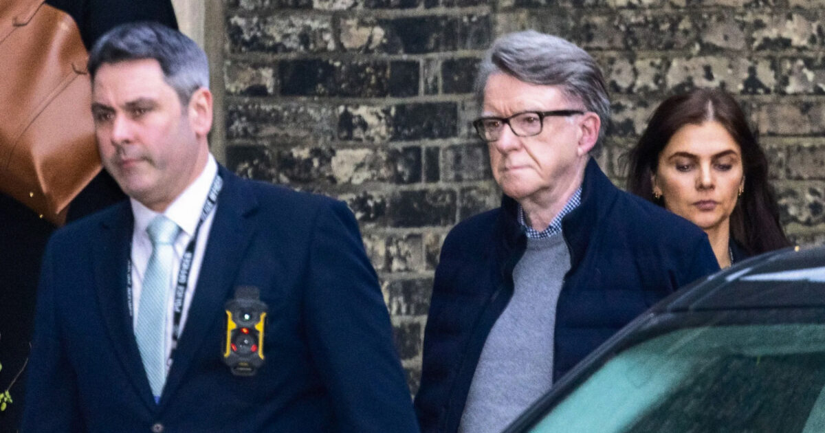 Peter Mandelson Arrested
