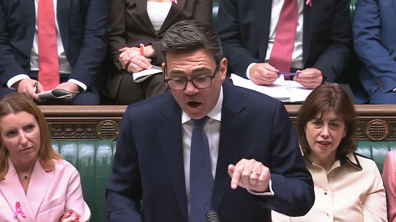 Andy Burnham in the Commons
